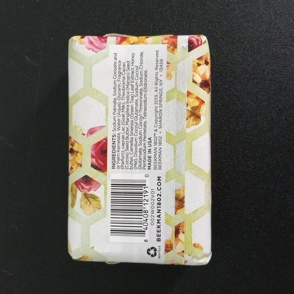 Nwt BEEKMAN 1802 3.5 OZ APRICOT & HONEY TEA GIAT MILK BAR SOAP - Picture 2 of 3